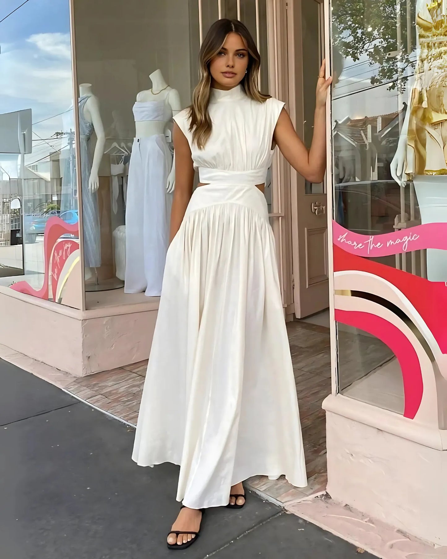 Axiom Cut Out Maxi Dress