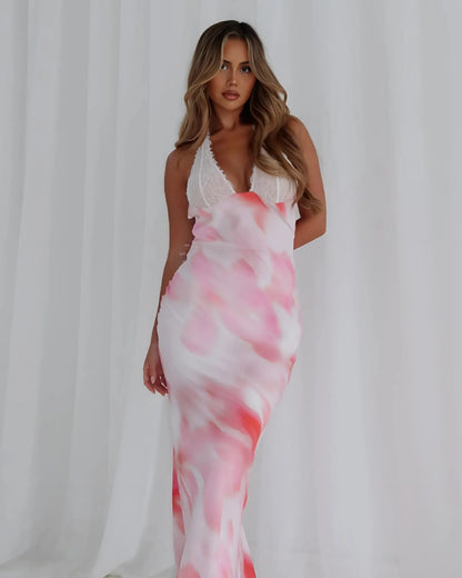 Elysia™ Backless Halter Dress