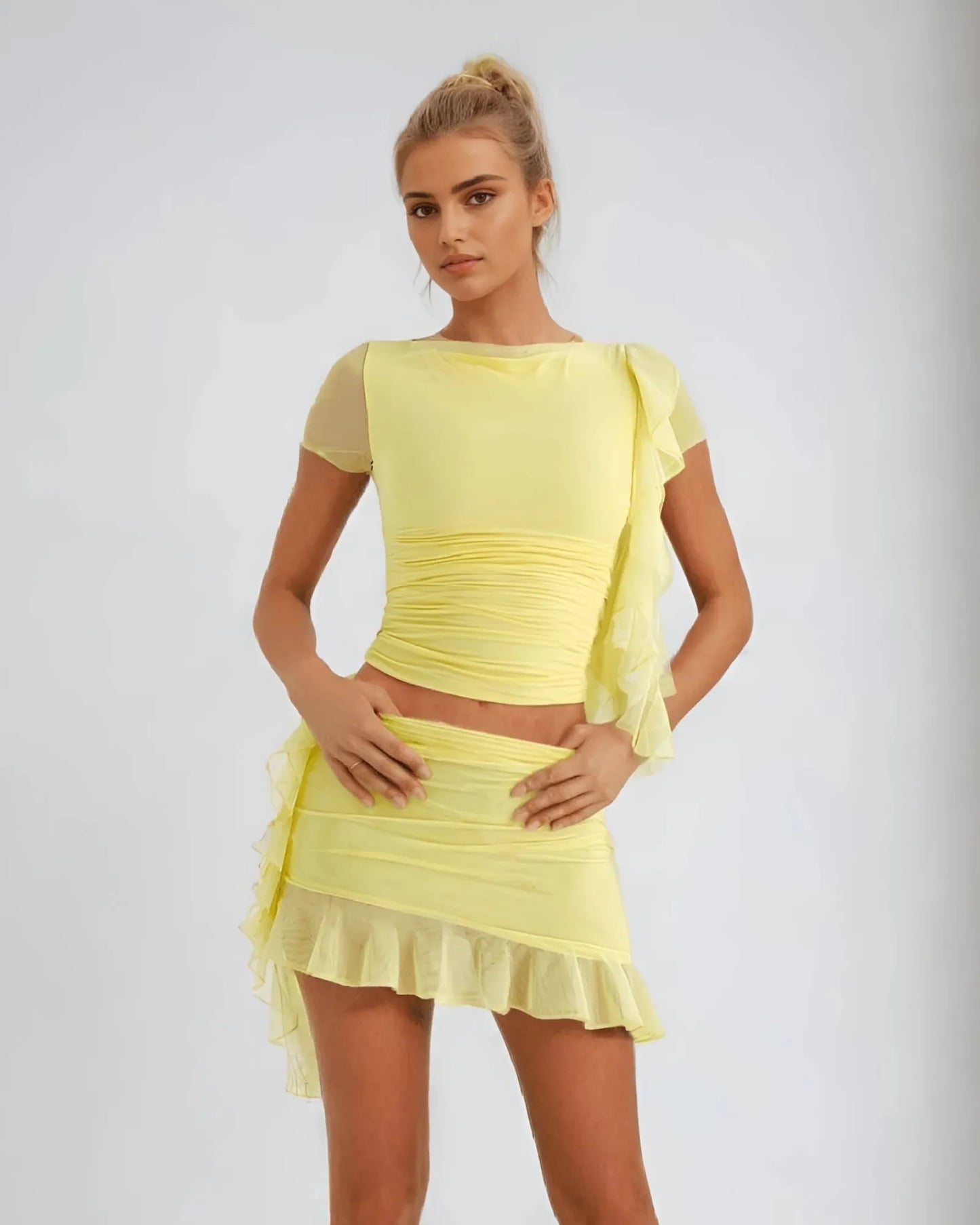 Kimberly Baby Tee Twin Set